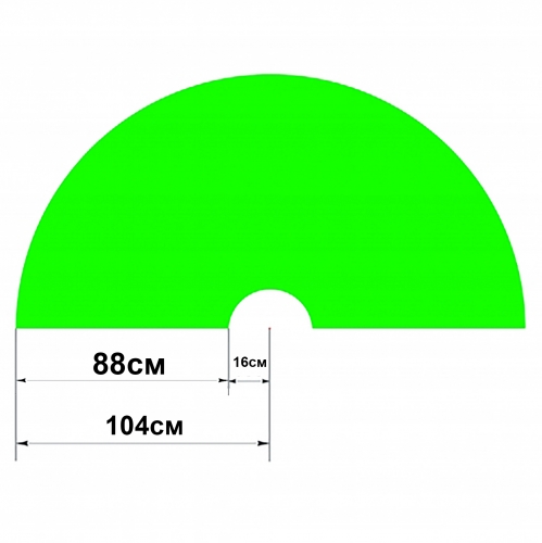 Юбка гофре солнце