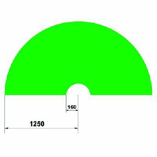 Юбка гофре солнце